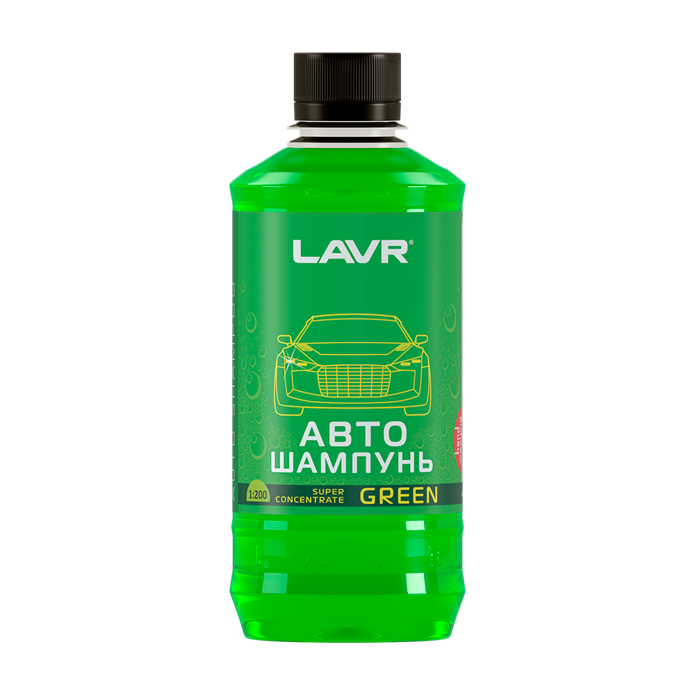 LAVR Автошампунь для ручной мойки Green, 450 мл, LN2264